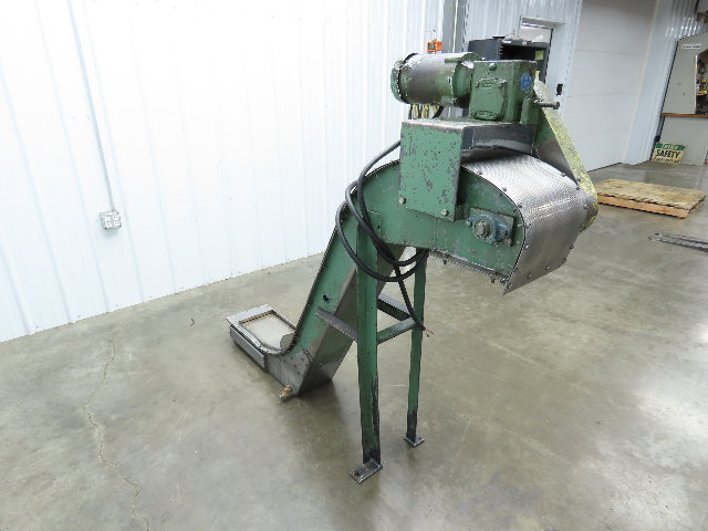 Livonia B-11 11"W x 73"L Magnetic Incline Chip Conveyor 38" Discharge 230/460V