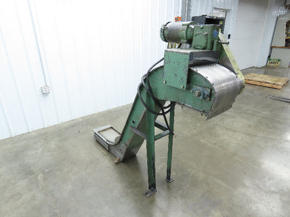 Livonia B-11 11"W x 73"L Magnetic Incline Chip Conveyor 38" Discharge 230/460V