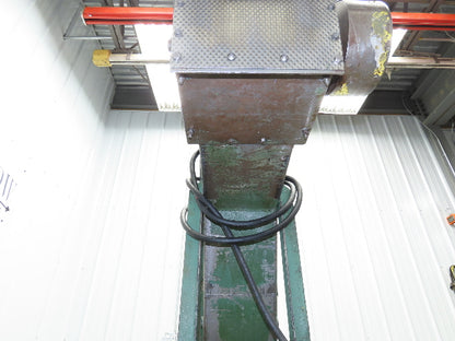 Livonia B-11 11"W x 73"L Magnetic Incline Chip Conveyor 38" Discharge 230/460V