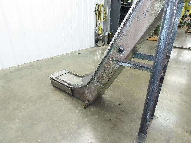Livonia B-11 11"W x 73"L Magnetic Incline Chip Conveyor 38" Discharge 230/460V