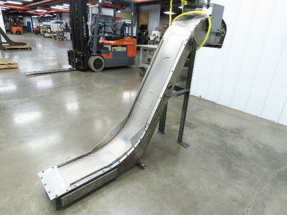 Livonia B-11 11"W x 73"L Magnetic Incline Chip Conveyor 38" Discharge 230/460V