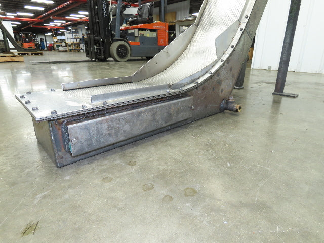 Livonia B-11 11"W x 73"L Magnetic Incline Chip Conveyor 38" Discharge 230/460V