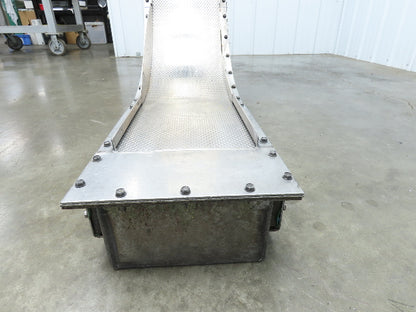 Livonia B-11 11"W x 73"L Magnetic Incline Chip Conveyor 38" Discharge 230/460V