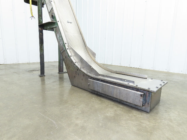 Livonia B-11 11"W x 73"L Magnetic Incline Chip Conveyor 38" Discharge 230/460V