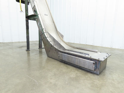 Livonia B-11 11"W x 73"L Magnetic Incline Chip Conveyor 38" Discharge 230/460V