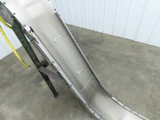 Livonia B-11 11"W x 73"L Magnetic Incline Chip Conveyor 38" Discharge 230/460V