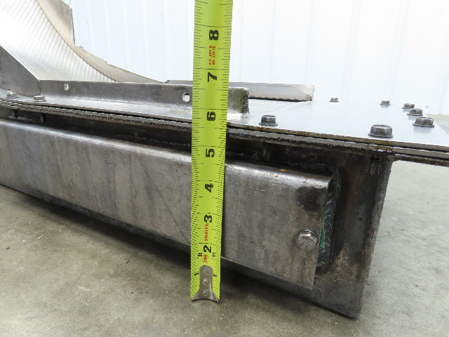 Livonia B-11 11"W x 73"L Magnetic Incline Chip Conveyor 38" Discharge 230/460V