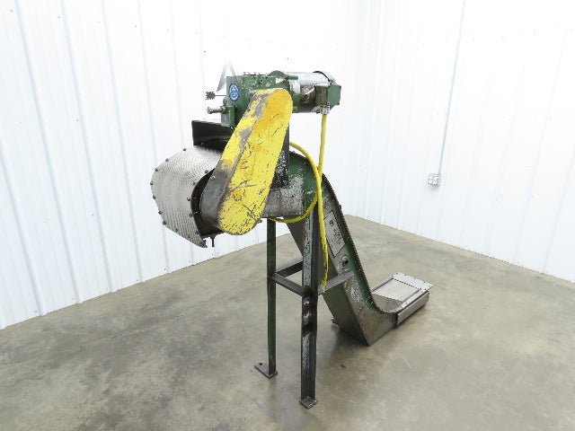 Livonia B-11 11"W x 73"L Magnetic Incline Chip Conveyor 38" Discharge 230/460V