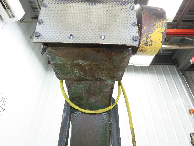 Livonia B-11 11"W x 73"L Magnetic Incline Chip Conveyor 38" Discharge 230/460V