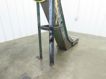 Livonia B-11 11"W x 73"L Magnetic Incline Chip Conveyor 38" Discharge 230/460V
