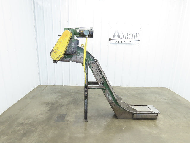 Livonia B-11 11"W x 73"L Magnetic Incline Chip Conveyor 38" Discharge 230/460V