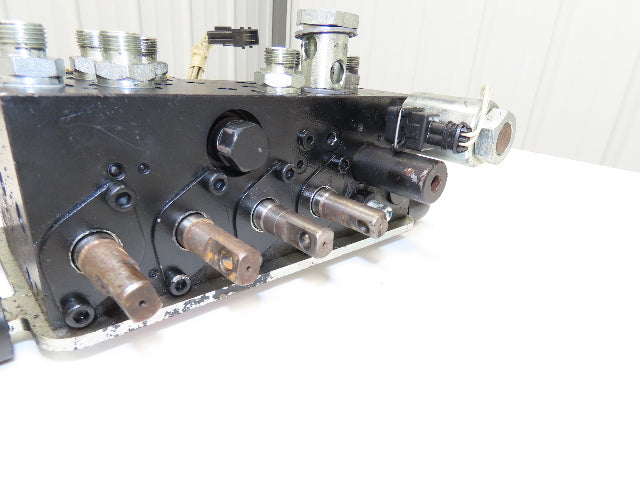 Linde L0009443761 Hydraulic 4-Lever Spool Valve Forklift Mast Control Off E32CL