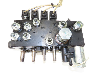 Linde L0009443761 Hydraulic 4-Lever Spool Valve Forklift Mast Control Off E32CL