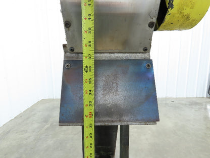8"W x 58"L Magnetic Incline Chip Conveyor Belt-Less 37" Discharge 230/460V 3PH