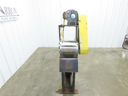 8"W x 58"L Magnetic Incline Chip Conveyor Belt-Less 37" Discharge 230/460V 3PH