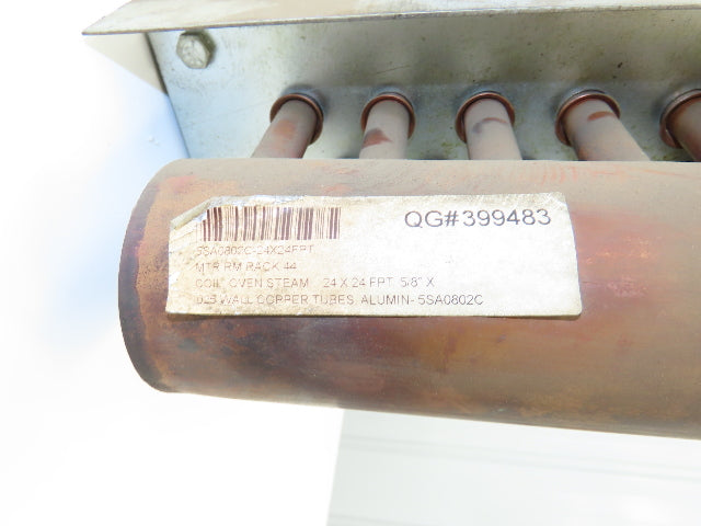 Heatcraft 5SA0802C-24X24FPT Oven Steam Condenser Coil Heat Exchanger 2-1/2"NPT