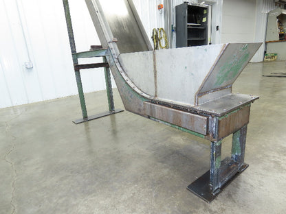 Livonia B-14 14"W x 88"L Magnetic Incline Chip Conveyor 72" Discharge 230/460V