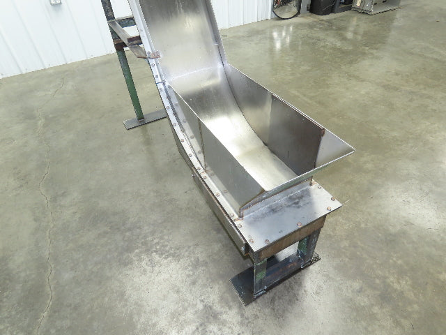 Livonia B-14 14"W x 88"L Magnetic Incline Chip Conveyor 72" Discharge 230/460V