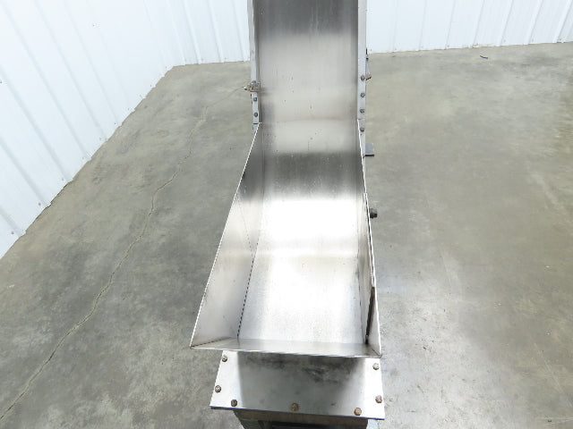 Livonia B-14 14"W x 88"L Magnetic Incline Chip Conveyor 72" Discharge 230/460V