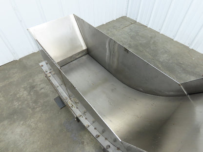 Livonia B-14 14"W x 88"L Magnetic Incline Chip Conveyor 72" Discharge 230/460V
