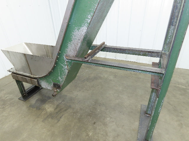 Livonia B-14 14"W x 88"L Magnetic Incline Chip Conveyor 72" Discharge 230/460V