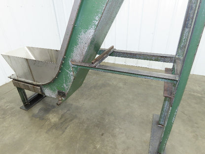 Livonia B-14 14"W x 88"L Magnetic Incline Chip Conveyor 72" Discharge 230/460V