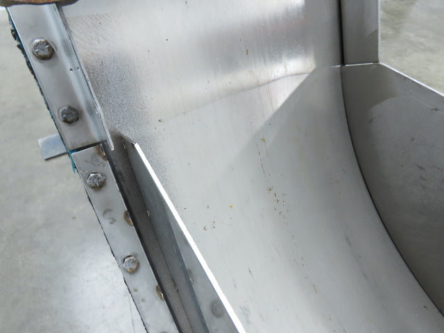 Livonia B-14 14"W x 88"L Magnetic Incline Chip Conveyor 72" Discharge 230/460V
