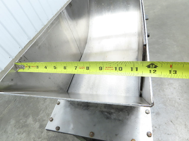 Livonia B-14 14"W x 88"L Magnetic Incline Chip Conveyor 72" Discharge 230/460V