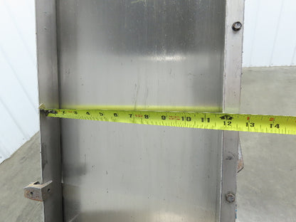 Livonia B-14 14"W x 88"L Magnetic Incline Chip Conveyor 72" Discharge 230/460V