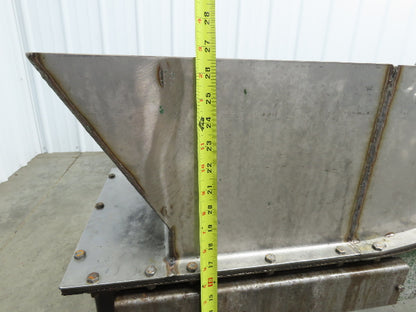 Livonia B-14 14"W x 88"L Magnetic Incline Chip Conveyor 72" Discharge 230/460V