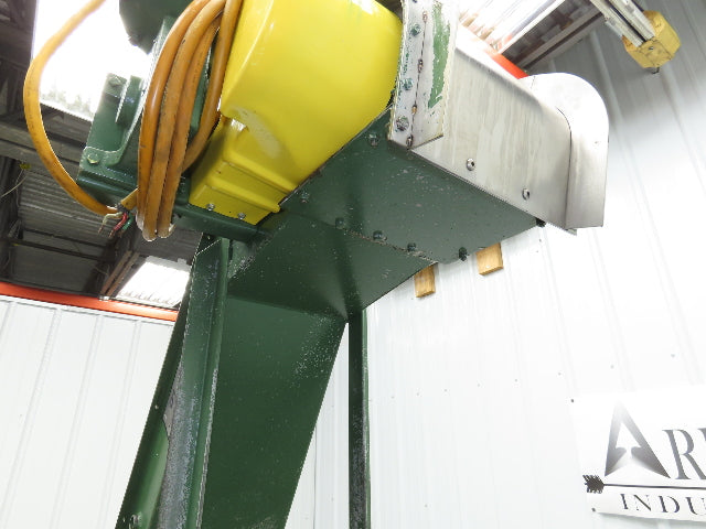 Livonia B-14 14"W x 88"L Magnetic Incline Chip Conveyor 72" Discharge 230/460V