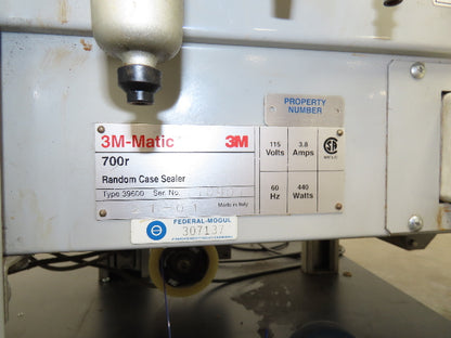 3M-Matic 700R Random Carton Sealer Box Case Sealing Machine 115V Dual Taper