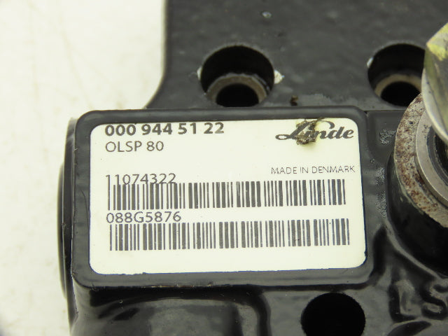 Linde 000 944 51 22 Forklift Hydraulic Pump Valve OLSP 80 Removed From E32CL