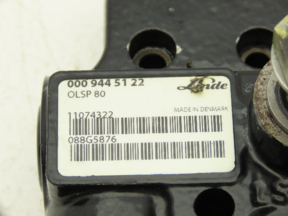 Linde 000 944 51 22 Forklift Hydraulic Pump Valve OLSP 80 Removed From E32CL