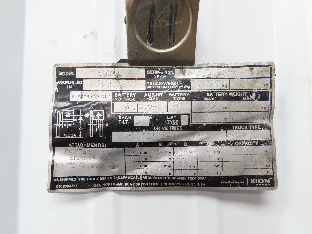 Linde AP 4H4-R1 Forklift Hydraulic Pump Motor 24VDC Removed From E32CL