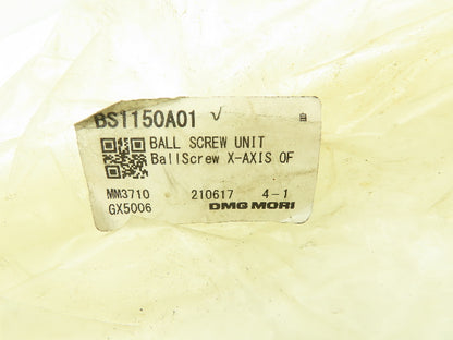 DMG Mori BS1150A01 X-Axis Ball Screw & Nut Assy 28mm Dia 10mm Pitch 780mm OAL