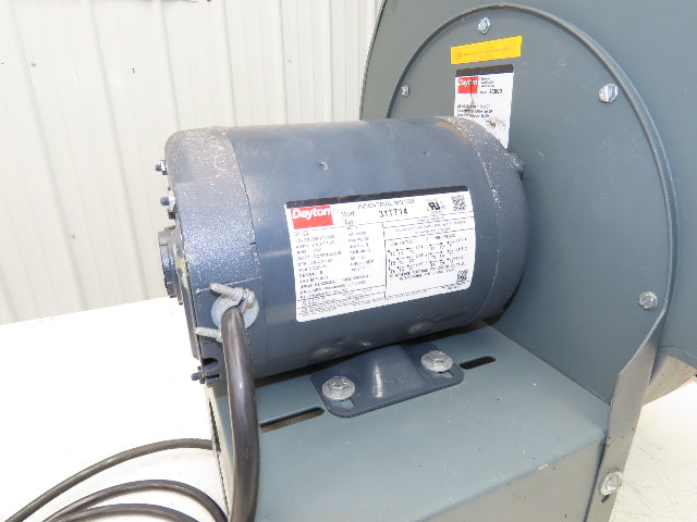 Dayton 2C890 HVAC Duct Blower 10" Fan 1510CFM 3/4Hp 3Ph Motor Squirrel Cage