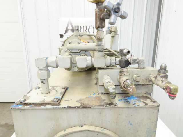 Vickers PVB6RSY21C11 Hydraulic Power Unit 25 Gal Tank 6gpm 2000psi Pump 5Hp 3PH