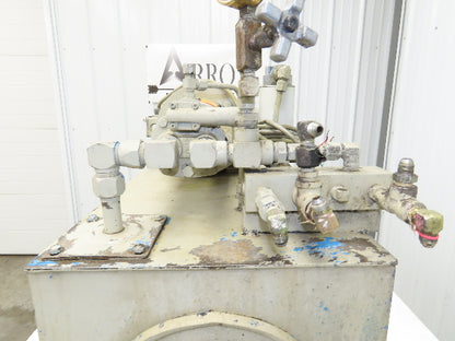Vickers PVB6RSY21C11 Hydraulic Power Unit 25 Gal Tank 6gpm 2000psi Pump 5Hp 3PH
