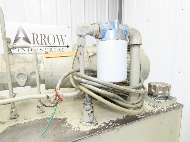 Vickers PVB6RSY21C11 Hydraulic Power Unit 25 Gal Tank 6gpm 2000psi Pump 5Hp 3PH