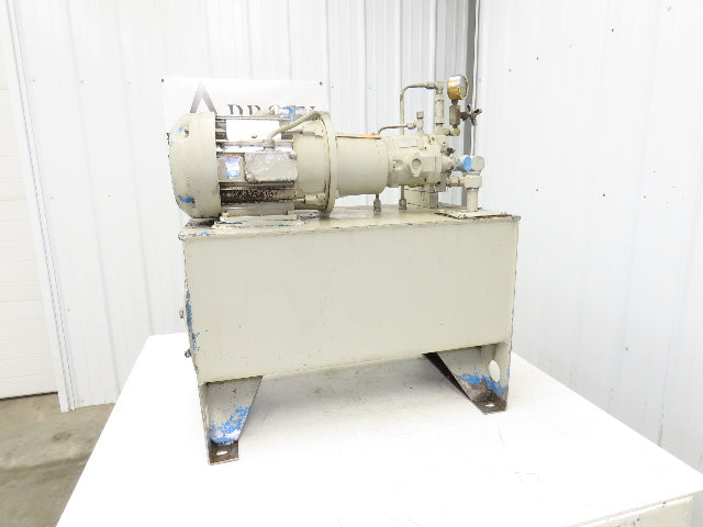 Vickers PVB6RSY21C11 Hydraulic Power Unit 25 Gal Tank 6gpm 2000psi Pump 5Hp 3PH
