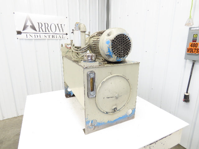 Vickers PVB6RSY21C11 Hydraulic Power Unit 25 Gal Tank 6gpm 2000psi Pump 5Hp 3PH