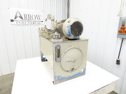 Vickers PVB6RSY21C11 Hydraulic Power Unit 25 Gal Tank 6gpm 2000psi Pump 5Hp 3PH
