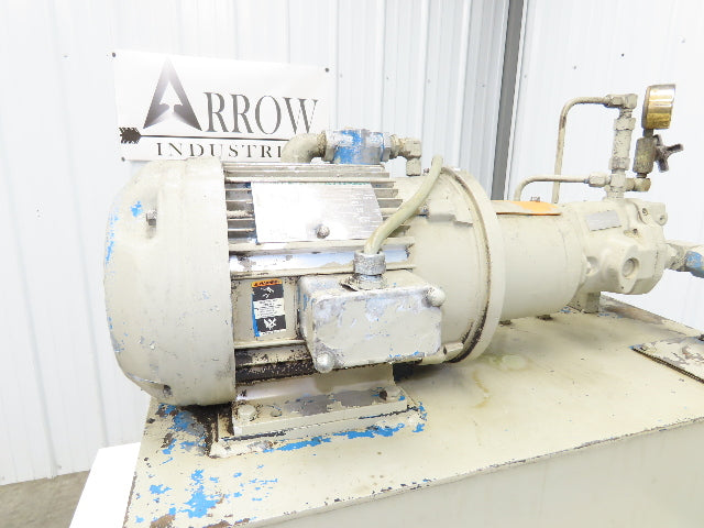 Vickers PVB6RSY21C11 Hydraulic Power Unit 25 Gal Tank 6gpm 2000psi Pump 5Hp 3PH
