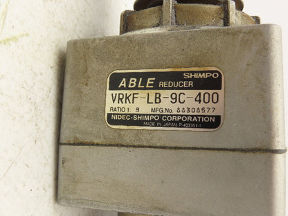Panasonic MSMA042A1H1 Servo Gear Motor .4kw 3PH 9:1 Ratio Inline Reducer 333 RPM