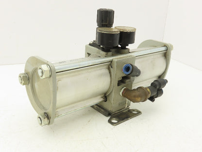 SMC VBA20A-03GN Pneumatic Booster Pressure Regulator 0-145psi Rc 3/8"