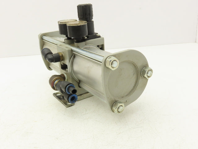 SMC VBA20A-03GN Pneumatic Booster Pressure Regulator 0-145psi Rc 3/8"