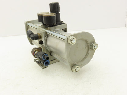SMC VBA20A-03GN Pneumatic Booster Pressure Regulator 0-145psi Rc 3/8"