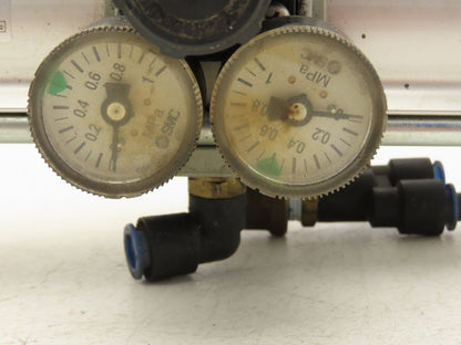 SMC VBA20A-03GN Pneumatic Booster Pressure Regulator 0-145psi Rc 3/8"