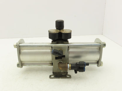 SMC VBA20A-03GN Pneumatic Booster Pressure Regulator 0-145psi Rc 3/8"